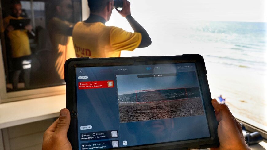 Lifeguards in the city of Ashdod on Israel's Mediterranean coast are trialling an artificial intelligence programme they hope will help cut drowning deaths