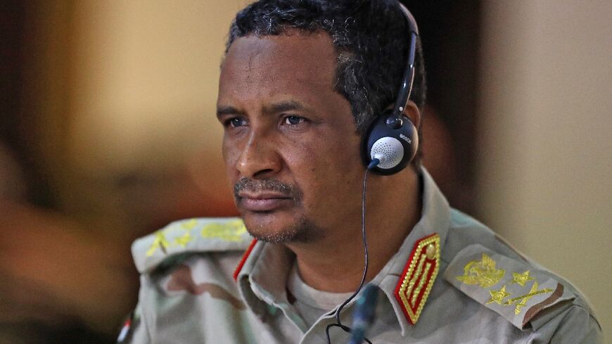Sudan's paramilitary Rapid Support Forces commander, General Mohamed Hamdan Daglo, attends UN-facilitated talks in Khartoum on Wednesday