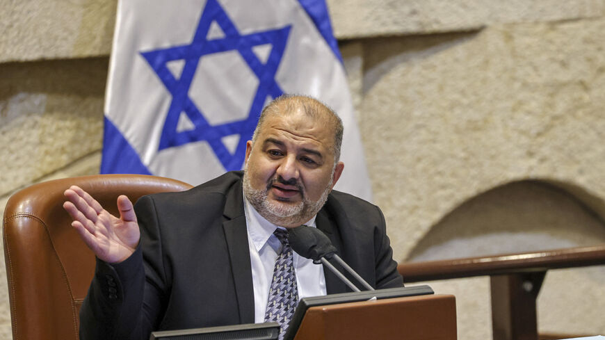 Mansour Abbas, head of Israel's conservative Islamic Raam party.