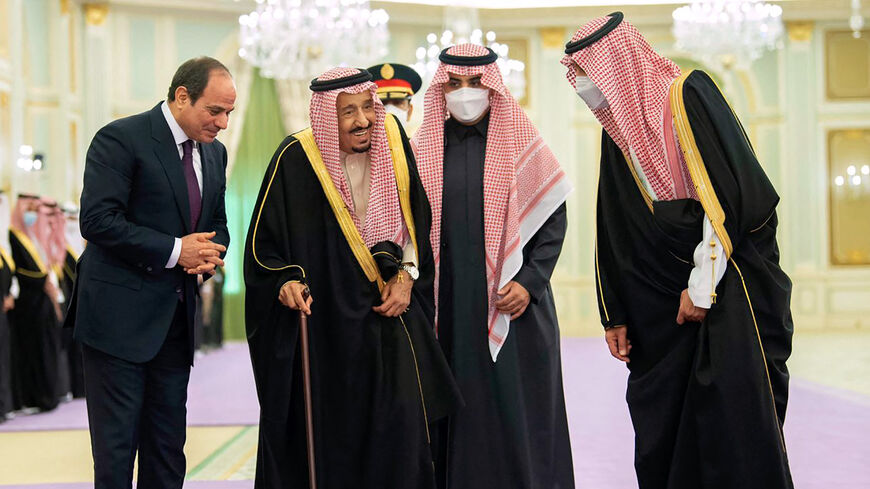 A handout picture provided by the Saudi Media Ministry on March 8, 2022.