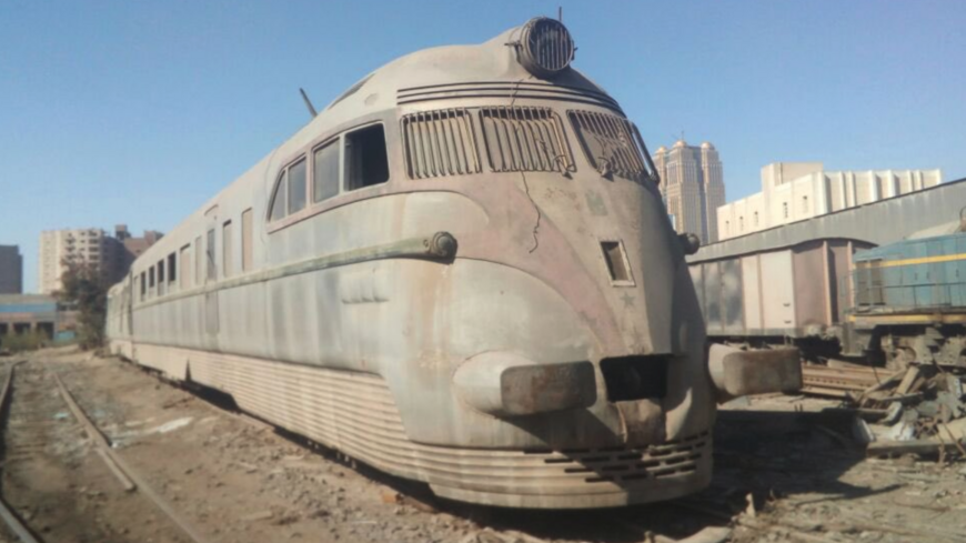 King Farouk's Royal Train pre-renovation.