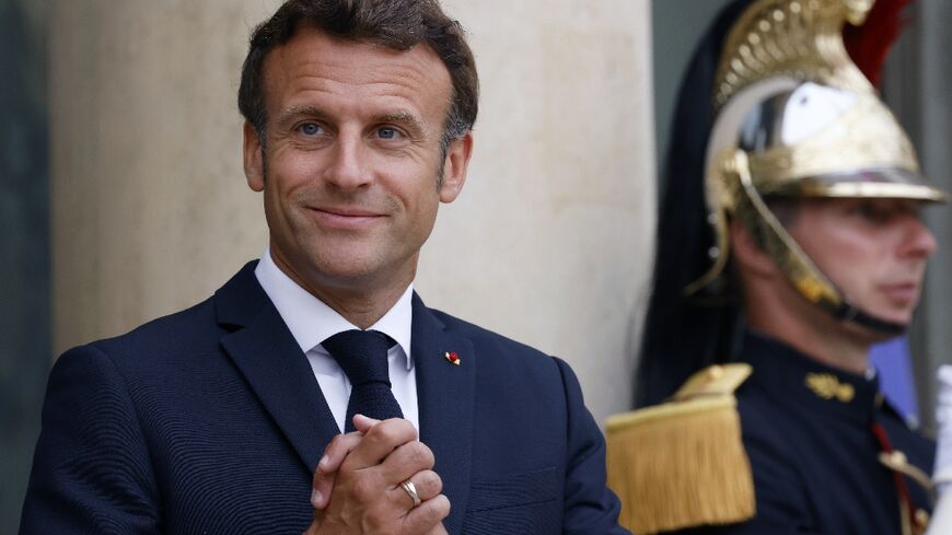 France's President Emmanuel Macron (pictured July 22, 2022) expressed 'disappointment' at the absence of progress after the suspension of talks in Vienna and underlined the need for Iran to return to the accord and implement its nuclear commitments