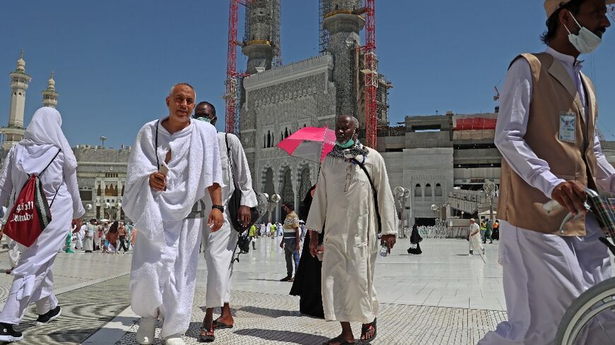One million people are allowed to participate in this year's hajj after two years of drastically curtailed numbers due to the coronavirus pandemic