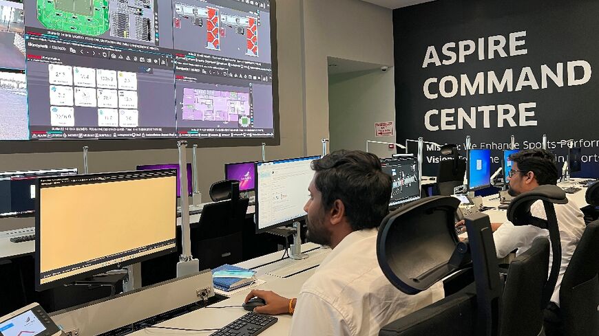 Ready for lift off: The Aspire control and command centre will monitor stadiums at the World Cup