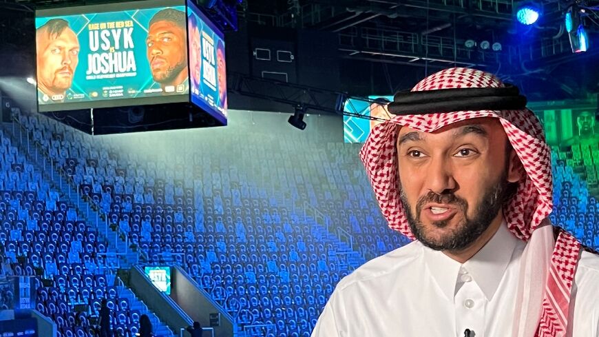 Prince Abdulaziz bin Turki al-Faisal, Saudi Arabia's Sports Minister, gives an interview in the Red Sea coastal city of Jeddah 