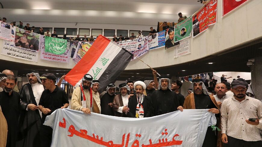 Supporters of Iraqi cleric Moqtada Sadr continued their occupation of parliament for a fifth day on Wednesday