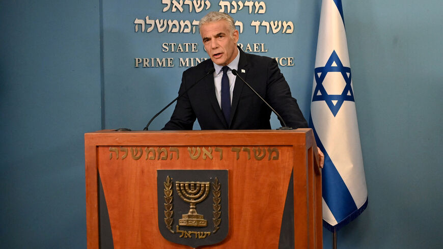 Israeli Prime Minister Yair Lapid.