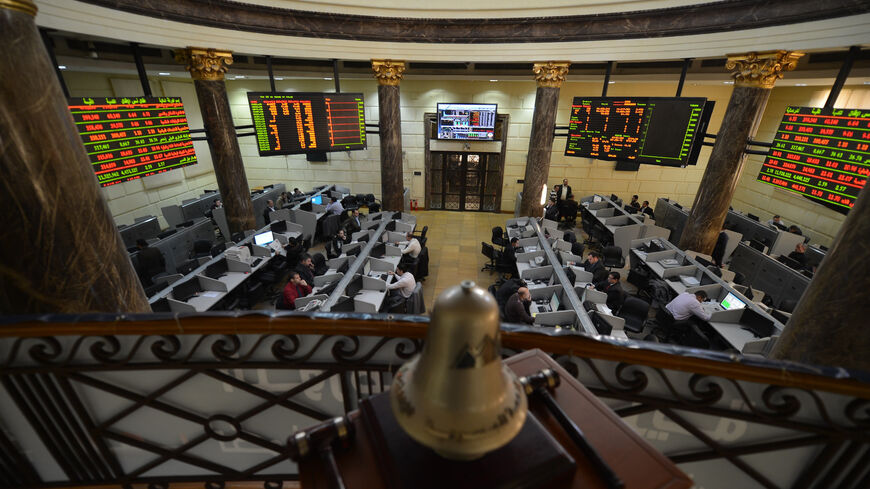 A general view of the Egyptian Stock Market in Cairo on Jan. 6, 2013.