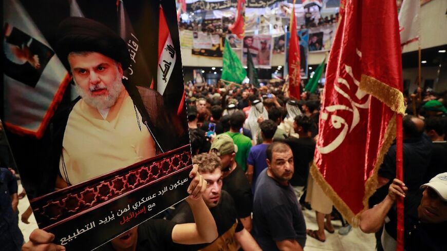 The mass sit-in is led by followers of powerful Shiite Muslim preacher and political kingmaker Moqtada Sadr, who is facing off against a rival, Iran-backed Shiite faction called the Coordination Framework