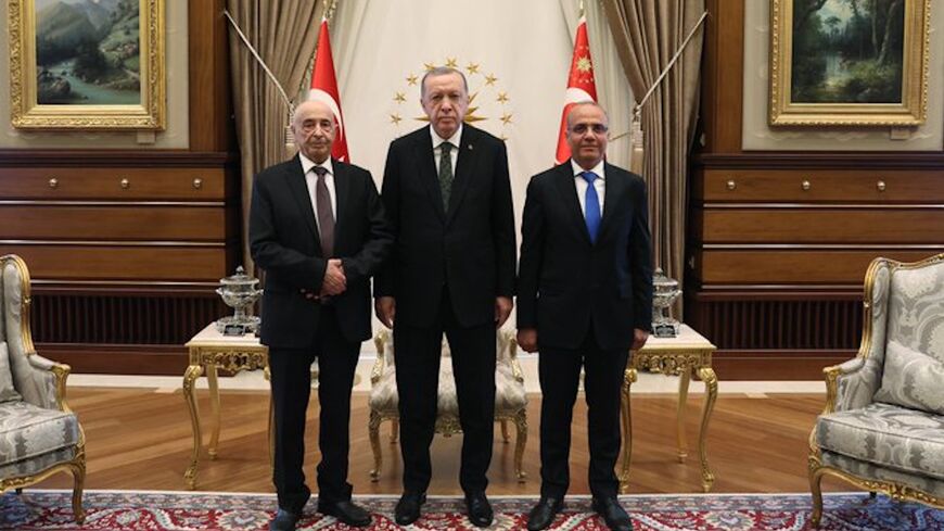 President Recep Tayyip Erdogan received the speaker of the Libyan House of Representatives, Akile Saleh.