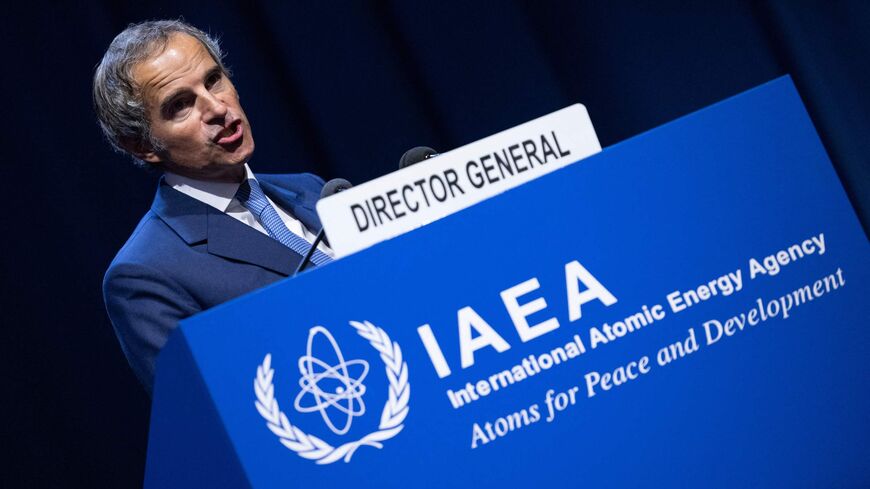 Rafael Grossi, Director General of the International Atomic Energy Agency (IAEA), speaks during the IAEA's General Conference at the agency's headquarters in Vienna, Austria on Sept. 26, 2022. 