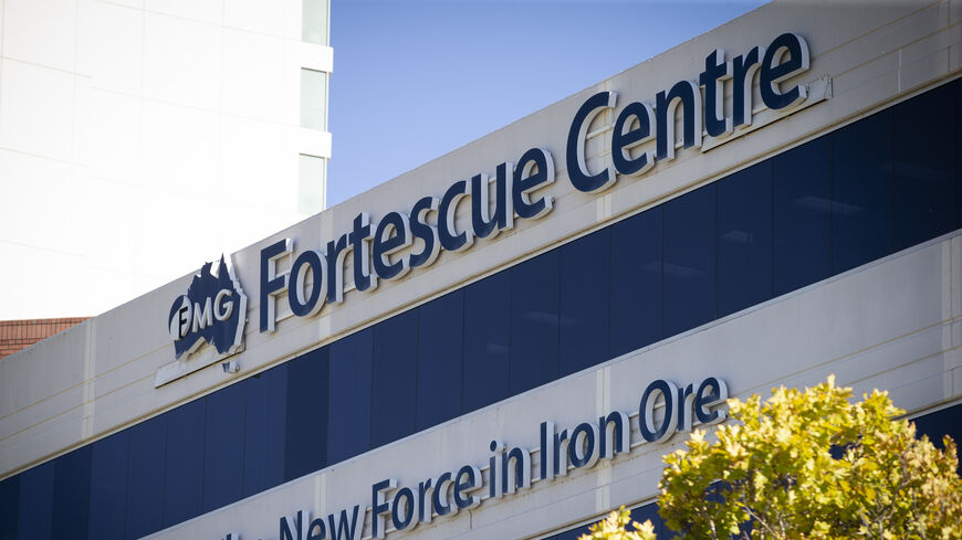A general view of the Fortescue Metals Group building on February 1, 2021, in Perth, Australia. 