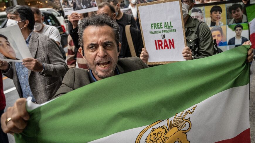 Demonstrators around the world are rallying in solidarity with the Iran protest movement