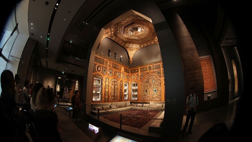 An interior view of the Museum of Islamic Art in Doha during its reopening on October 4