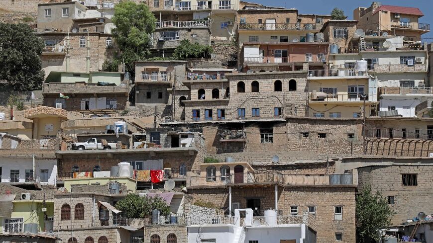 Stone houses dominate in the Kurdish town of Akre, 500 kilometres north of Iraq's capital Baghdad