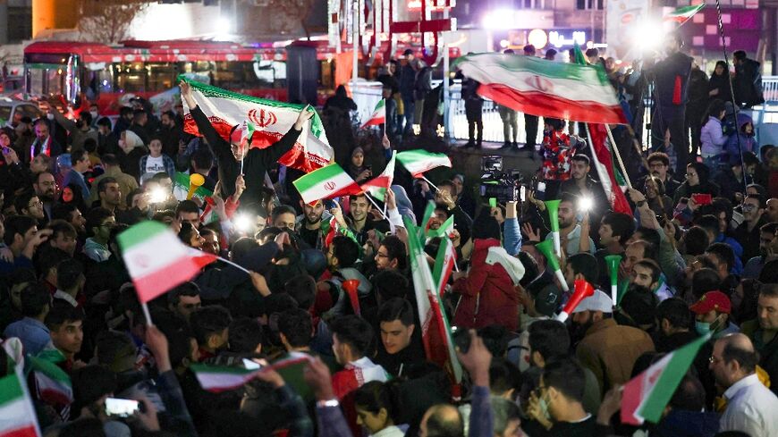 An explosion of joy greeted Iran's 2-0 victory, as many momentarily forgot the tension created by two months of national protests, police repression and violence, following the death of 22-year-old Mahsa Aminia