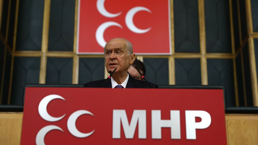 Turkey's Nationalist Movement Party's (MHP) leader Devlet Bahceli.