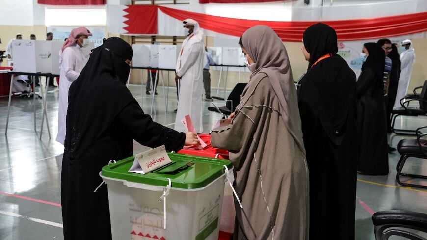 Nearly 350,000 people are eligible to vote in Bahrain's polls