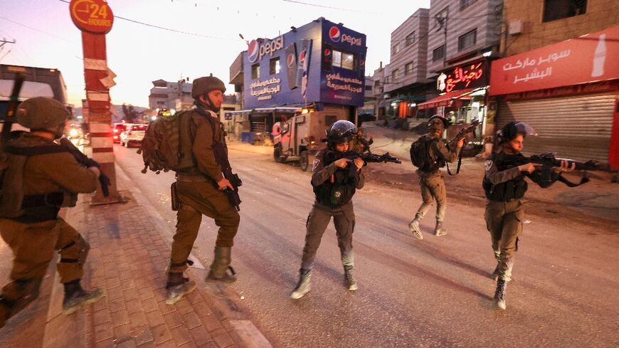 Israeli forces fan out in the West Bank town of Huwara after the fatal shooting of a Palestinian in disputed circumstances on Friday