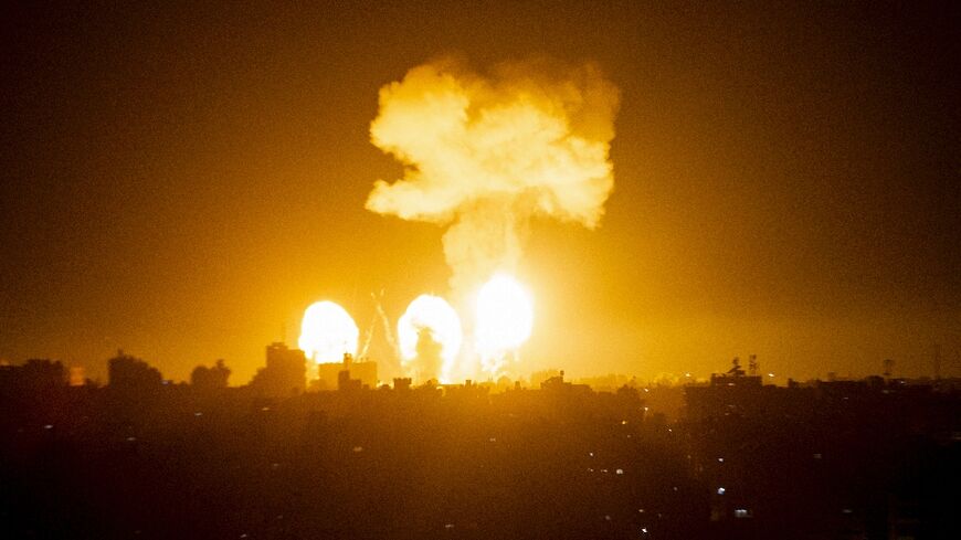 The Israeli air force has carried out overnight air strikes in the Gaza Strip