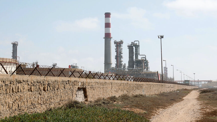 Morocco's sole oil refinery in Mohammedia, near Casablanca, on June 22, 2019. - Three years after it was liquidated for racking up billions of euros worth of debt, Morocco's sole oil refinery and one-time economic flagship is struggling to attract a buyer and survive. A self-declared "national front" -- comprising employees, economists and union leaders -- is leading the charge to salvage refining company SAMIR, while a trade court desperately seeks a new owner. (Photo by - / AFP) (Photo credit should read 