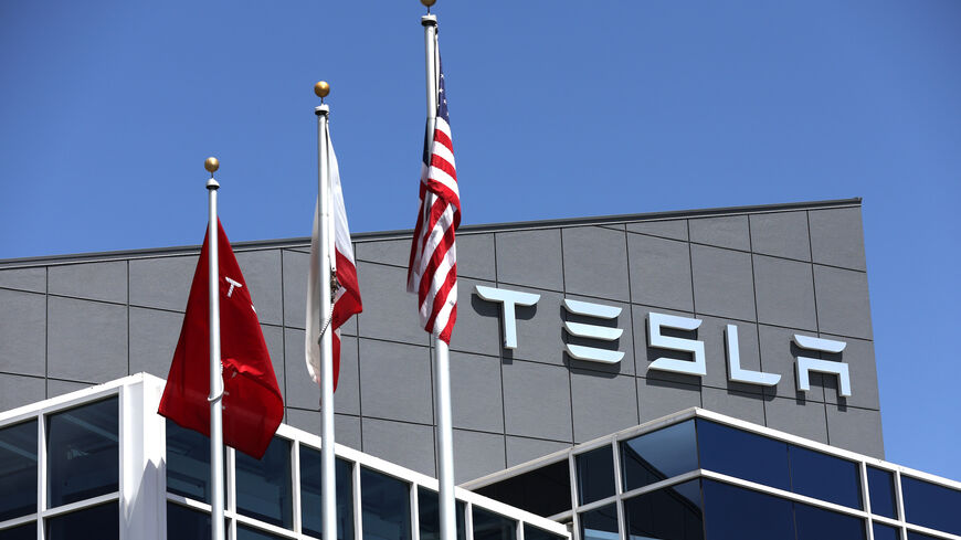 A Tesla office on April 20, 2022, in Fremont, Cal. 