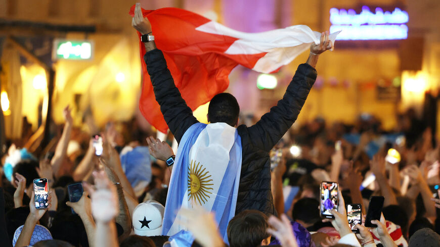 Global sentiment analysis favors Argentina over France as World Cup winner