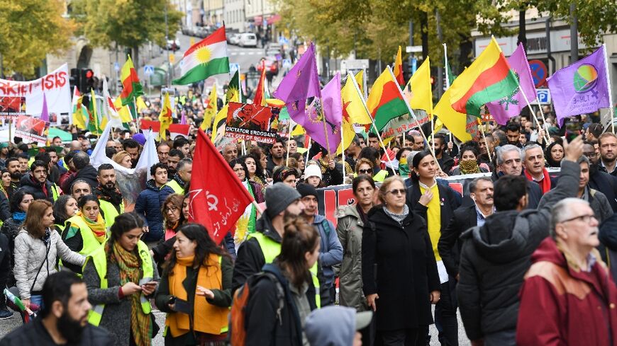 Kurdish-led anti-Turkish protests in Stockholm have further strained relations between the two countries