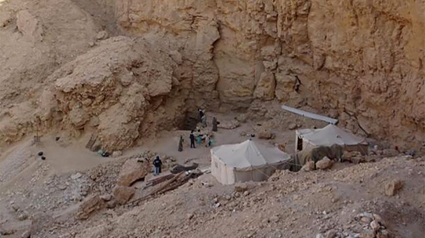 Egyptian archaeologist Mohsen Kamel said the tomb's interior was 'in poor condition'