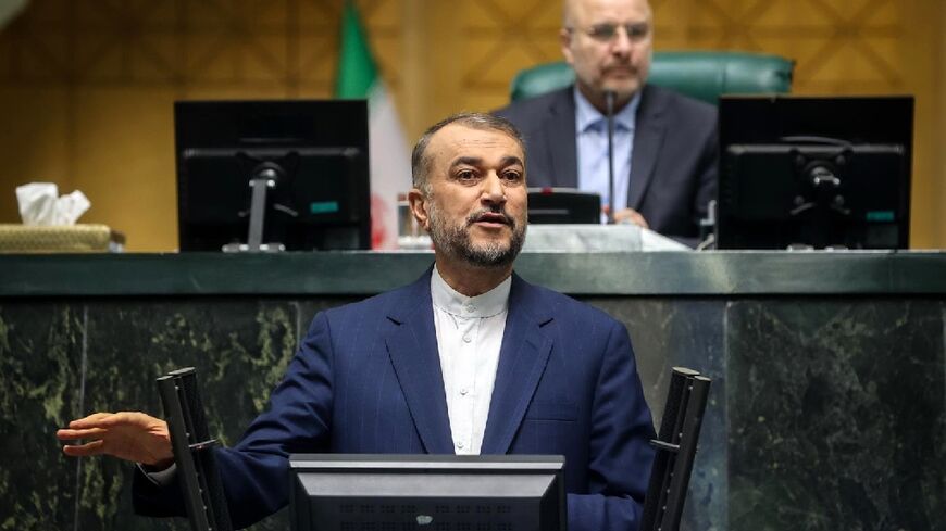 Iranian Foreign Minister Hossein Amir-Abdollahian said parliament is working to place European countries' militaries on its terror list