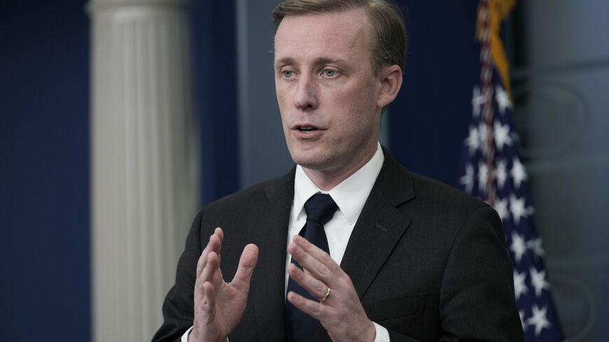 National Security Advisor Jake Sullivan speaks during the daily press briefing at the White House December 12, 2022 in Washington, DC.  (Photo by Drew Angerer/Getty Images)