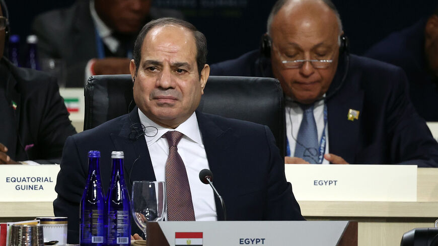Egyptian President Abdel Fattah al-Sisi participates in the Leaders Session – Partnering on Agenda 2063 at the US-Africa Leaders Summit, Washington, Dec. 15, 2022.
