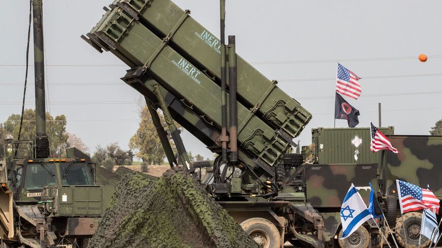 US army officers stands in front a US Patriot missile defence system during a joint Israeli-US military exercise "Juniper Cobra" at the Hatzor Airforce Base on March 8, 2018.