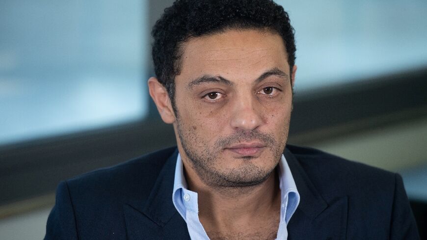 Exiled Egyptian businessman Mohamed Ali, pictured in 2019, was sentenced in absentia to life in prison 