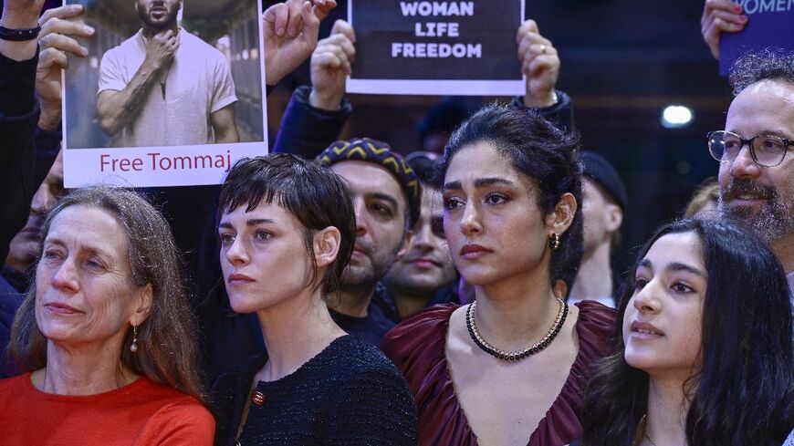 Festival chief Mariette Rissenbeek told AFP the Berlinale stood with Iranian directors who 'weren't allowed to travel to the festival'