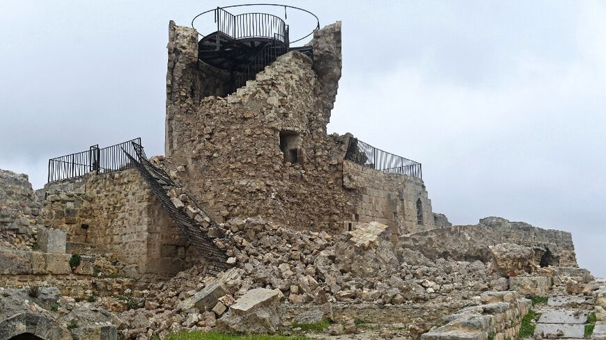 The deadly earthquake also damanged Aleppo's ancient citadel