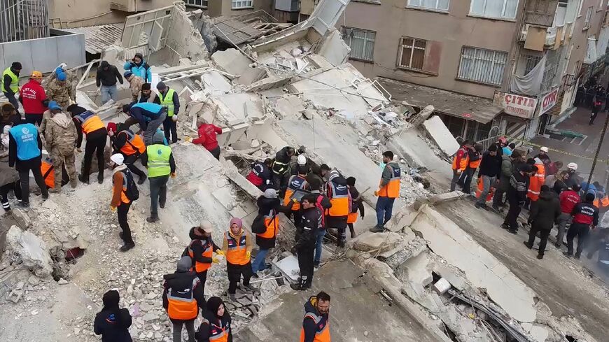 At least 30 people died under the rubble in Sanliurfa, southeastern Turkey