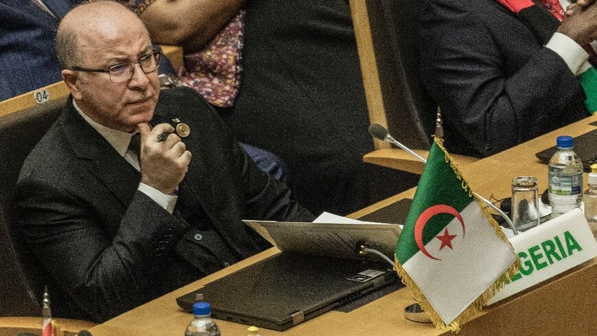 Algeria's Prime Minister Aimene Benabderrahman, pictured at the African Union summit on February 18, said $1 billion will be allocated to finance development projects in Africa