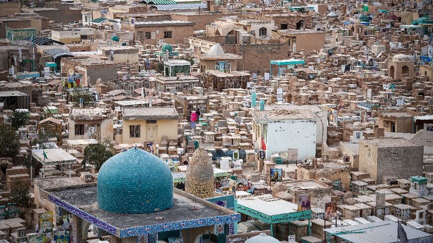 The vast expanse of crypts, vaults and catacombs is located near the mausoleum of the revered Imam Ali, the founding figure of Shiite Islam