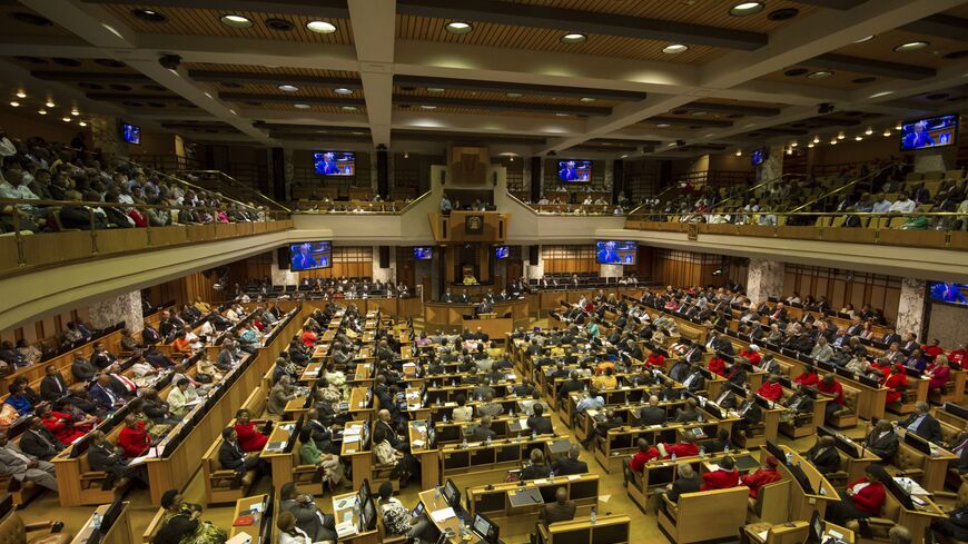 An opening session of the South African parliament. ( RODGER BOSCH/AFP via Getty Images)