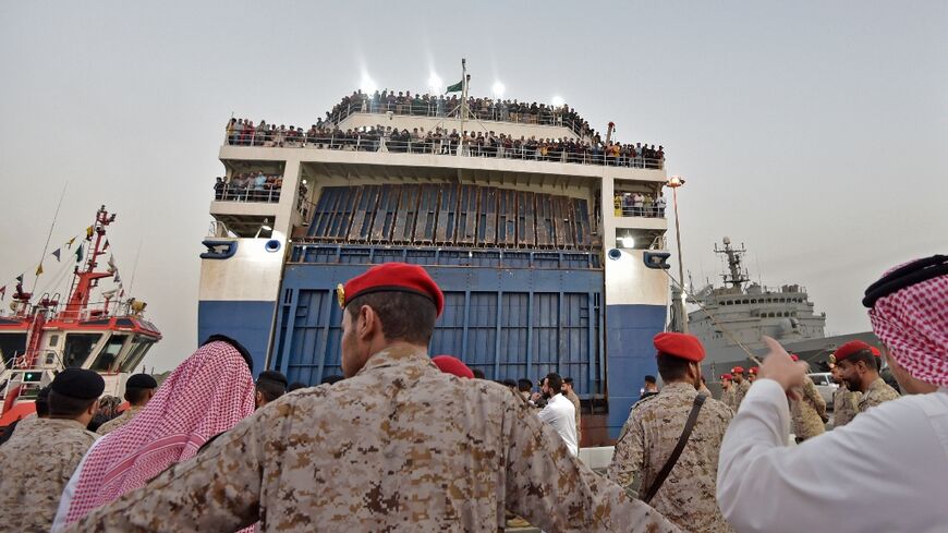 Saudi Arabia has received several rounds of evacuees by air and sea since fighting erupted in Sudan on April 15, but the ship that docked in Jeddah early Wednesday was the largest so far