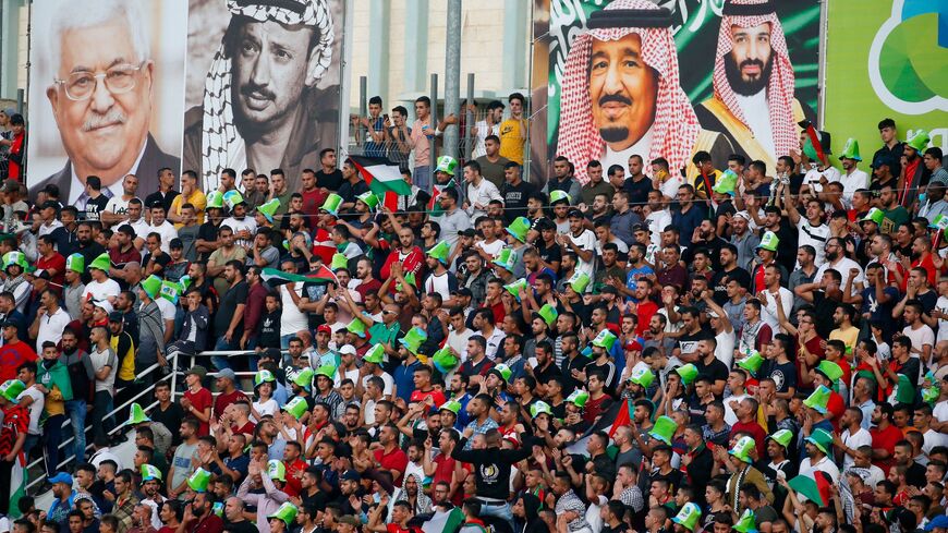 Palestine-Saudi football fans
