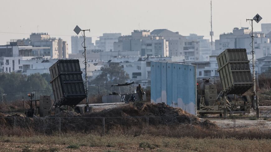 This picture taken on August 5, 2022 shows Israeli Iron Dome defence missile system battries, designed to intercept and destroy incoming short-range rockets and artillery shells, in the city of Ashdod in southern Israel. - Israel's army said its air strikes in Gaza today killed an estimated 15 enemy combatants, warning that the operation against the Islamic Jihad militant group was not over. (Photo by AHMAD GHARABLI / AFP) (Photo by AHMAD GHARABLI/AFP via Getty Images)