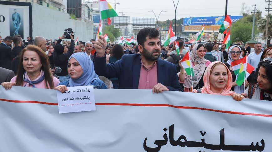 Activists and former parliamentarians organised the protest against 'Turkish aggression'