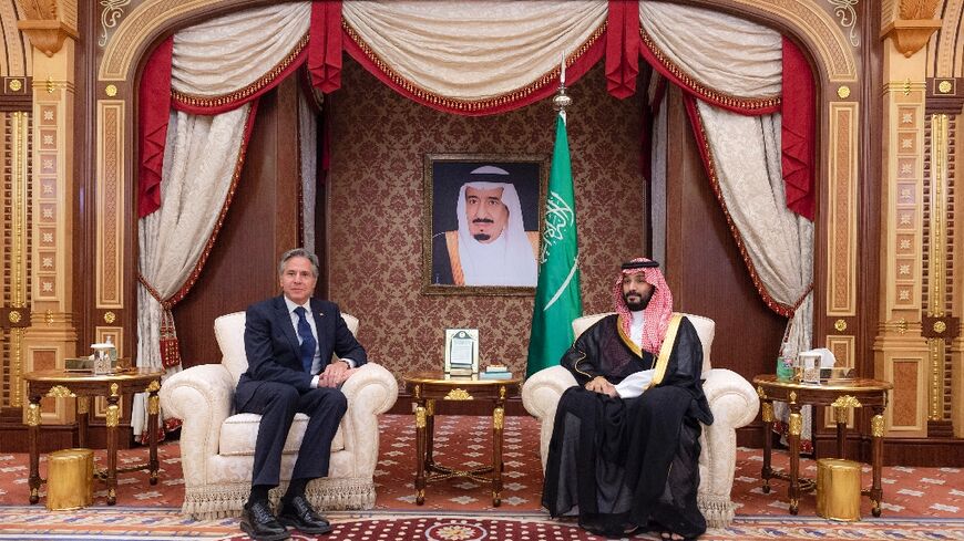US Secretary of State Antony Blinken discussed human rights with Saudi Arabia's crown prince during a trip to boost ties with the long-time ally