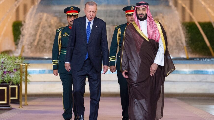Turkey's President Recep Tayyip Erdogan Erdogan kicked off a Gulf tour seeking to attract foreign investment