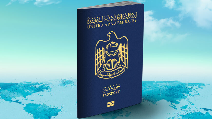 UAE passport.
