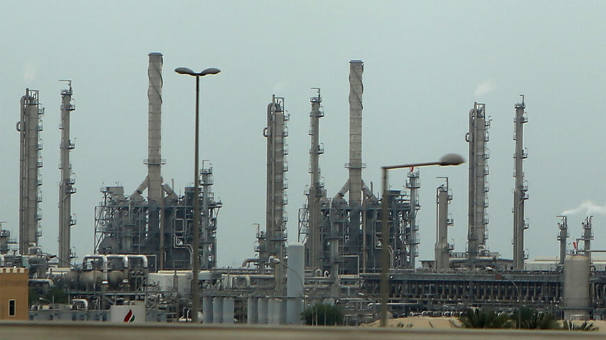 A file picture shows Kuwait's largest oil refinery at Al-Ahmadi complex, about 40 kilometers (25 miles) south of the capital Kuwait City, Kuwait, Nov. 21, 2014.