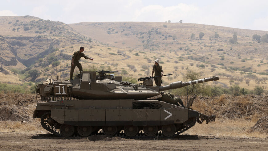 Soldiers with Israel's Nahal Brigade take part in a military exercise in the Hula Valley, northern Israel, July 10, 2023.