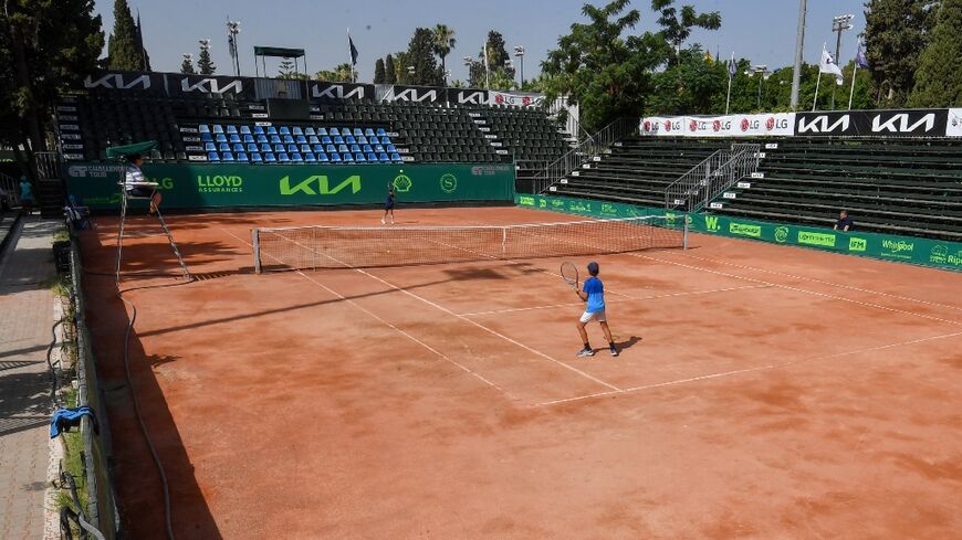 In the footsteps of Ons Jabeur: Tunisian children compete during a local tournament at the Tennis Club of Tunis on Saturday
